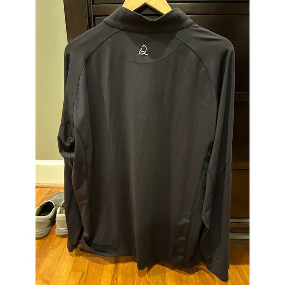 Deolax Performance Golf 1/4 Quarter Black Pullover - Picture 1 of 6